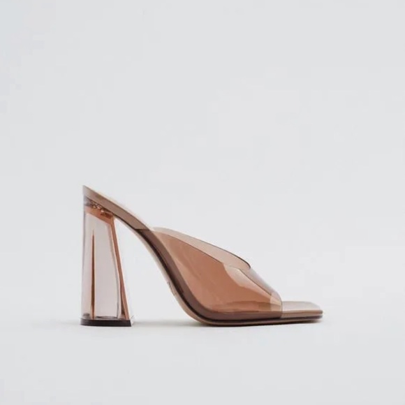 Zara vinyl sandal heels - Picture 3 of 6